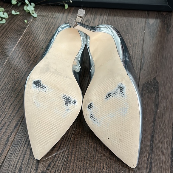 Silver metallic 4 inch heels from Call It Spring - Picture 4 of 6